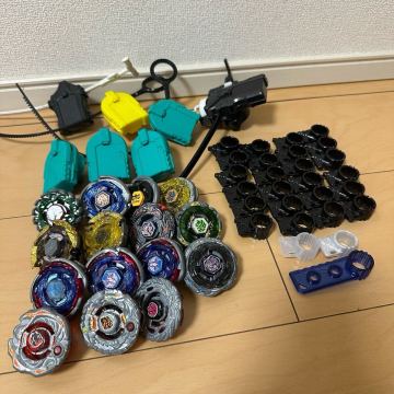 1円スタート　メタルファイトベイブレード 15個セット ランチャーセット　引退品　当時品 タカラトミー BEYBLADE