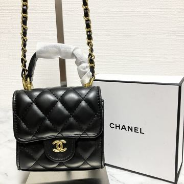 1円?【未使用品】CHANEL シャネル ミニマトラッセ風 チェーンショルダーバッグ ブラック ミラー付き ショルダーバッグ ノベルティ
