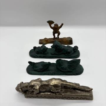 文鎮(zhèn) 4點セット 書道具 筆置き 重り 書道用品 まとめ出品