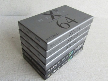 ■■G SONY ソニー メタルカセットテープ METAL XIV/64 CDiXIV C-64X4④ C-80CDX4 6本まとめて■■