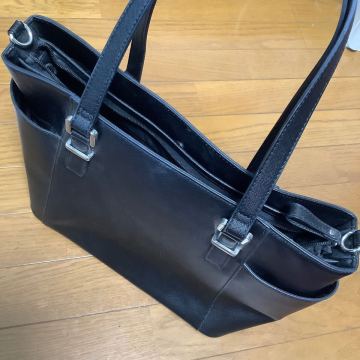 destyle レディースビジネスバッグ トートバッグ ビジネスバッグ ブラック 黒 横幅 28&times;32&times;13cm 肩掛け　チャックバック　