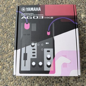 YAMAHA AG03MK2 ヤマハ ライブストリーミングミキサー ブラック