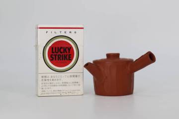 ?；瑹啞∶ぁ旧冀?木仙】造　小振り　朱泥　急須
