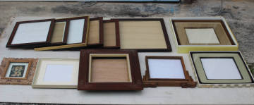 色紙額、色紙硯、洋額、他12枚まとめて　ＹＳ