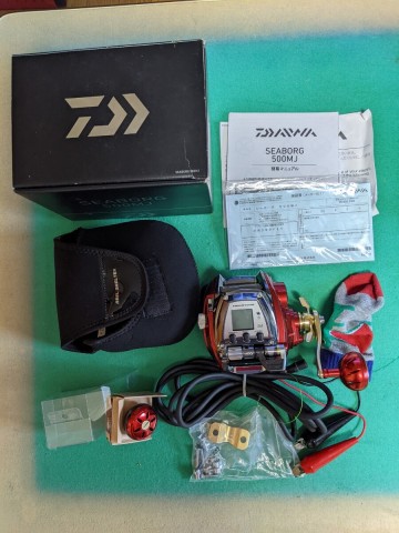 ダイワ DAIWA 19 SEABORG シーボーグ 500MJ ノブ変更　超美品