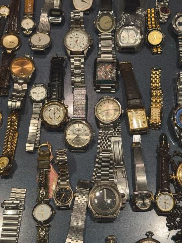 腕時計 まとめ CITIZEN RADO SEIKO LANCEL RICOH Zippo シチズン POLICE CASIO 懐中時計 自動巻 手巻 クォーツ ブランド 【大量 112本】