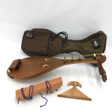琵琶 不識(shí)作 和楽器 弦楽器 付屬品 ケース付き【DIAI9026】※送料著払い※