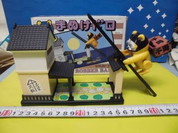 当時物　レトロ　まぬけドロ　貯金箱　ツートン　トープレ　日本製