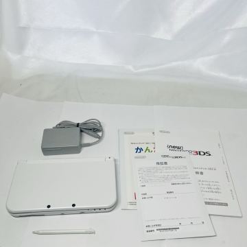 ★1円～ 超美品 動作確認(rèn)済 New NINTENDO 3DSLL 本體 パールホワイト 任天堂 送料全國600円 ニンテンドー PEARL WHITE