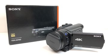 【中古品】SONY 4K HANDYCAM デジタルビデオカメラ FDR-AX700 ソニー ビデオカメラ ハンディカム 2018年製 箱付 st9-07
