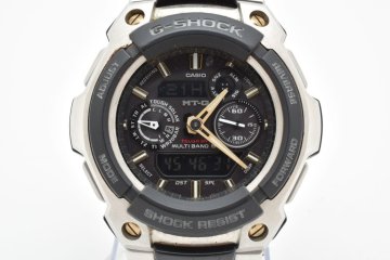 稼働品 カシオ ジーショック MT-G シルバー デジアナ MTG-1500 タフソーラー メンズ 腕時(shí)計(jì) CASIO G-SHOCK