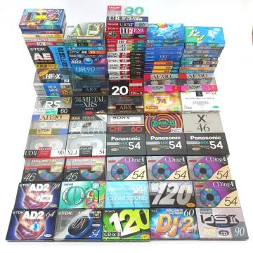 【未開封】 カセットテープ 107本 maxell マクセル SONY ソニー TDK 他 METAL メタル ノーマル ハイポジション 大量 まとめ売り