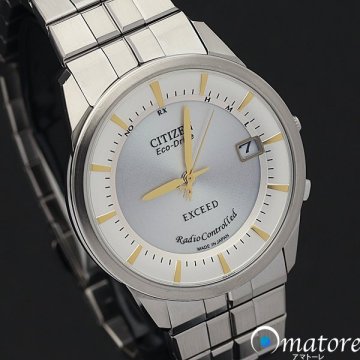 1円～◎CITIZEN シチズン エクシード メンズ 電波ソーラー EBG74-2373 H113◎
