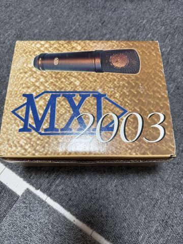未使用 MXL-2003 Marshall Electronics コンデンサーマイク マイク 新品 デッドストック 未使用 平成19年 保証書 プロ 放送 ライブ