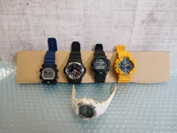 厳選　 CASIO　 カシオ　 G-SHOCK　 ジーショック　まとめ　5點(diǎn)　DW-9052 GA-200 DW-9000 GA-100A 腕時(shí)計(jì)　ジャンク