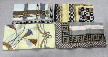【極美品】ブランドハンカチ まとめ売り フェンディ FENDI CELINE セリーヌ ハンカチ 