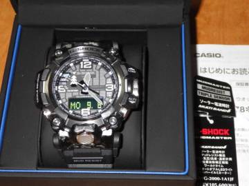 【超美品】CASIO カシオ G-SHOCK MUDMASTER 電波ソーラー GWG-2000-1A1J