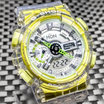 G-SHOCK GA-110 クリアスケルトン ベゼル?ベルト + メタル遊環(huán) [電池新品] CASIO - 送料: 230円~
