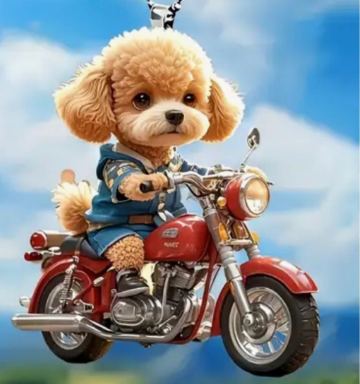 リアルDOGシリーズ【プードル】キーホルダー　かわいい犬のアクセサリー　バックパックやランドセルに