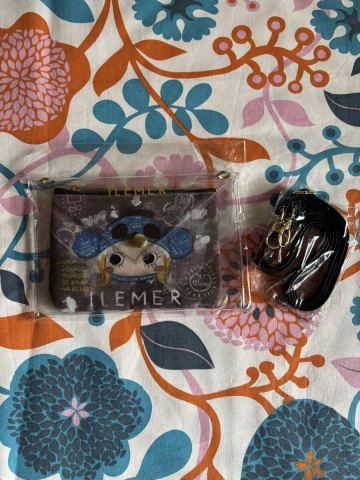 #大人気★完売★送料込み★イルメール★ポーチ★PIKAPIKA★お財布ポシェット★着ぐるみアート★セピア★バッグ★ポーチ★ILEMER★アタオ