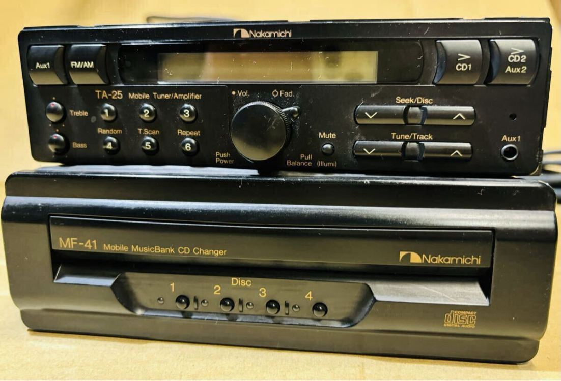 ナカミチ Nakamichi CDチェンジャー 旧車 1DIN カーオーディオ