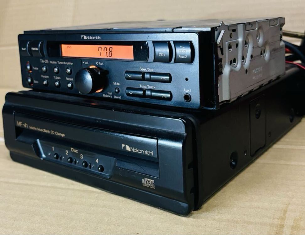ナカミチ Nakamichi CDチェンジャー 旧車 1DIN カーオーディオ