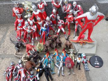 ウルトラマン ソフビ まとめて バンプレスト 京本コレクション ビッグサイズ レオ ウルトラ セブン ゴモラ メトロン星人 ガラモン GG3111