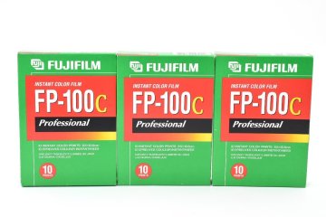 Fujifilm FP-100C インスタントカラーフィルム ISO100 10枚撮り&times;3箱 [新品未開封・2005年期限切れ]