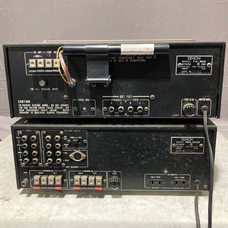 【J】 DENON TU-300Z/PMA-300ZA オーディオセット デノン 191929