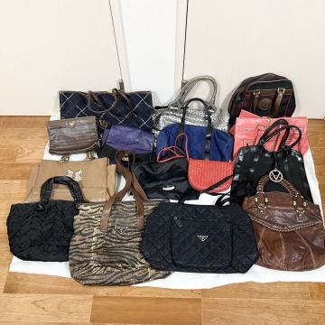 15点 まとめ プラダ バレンティノ フェンディ バッグ バック 鞄 bag リュック セット 大量 点 PRADA VALENTINO FENDI ジャンク