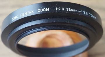 Asahi Opt. 旭光学　SMC PENTAX ZOOM 1:2.8 35mm - 1:3.5 70mm　58㎜ねじ込み式　　レンズフード 　金属製 メタル