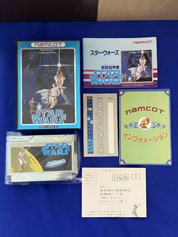 FC 美品　スターウォーズ　箱説付き　ステッカー未使用　珍品　レア