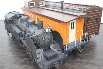 【行董】貴重 大型 子乗せ 国鉄 C11型蒸気機関車 C11 157 鉄道模型 貨物車両 客室車両 全長約3m以上 鉄の線路付 直接引き取り CA000BOD54