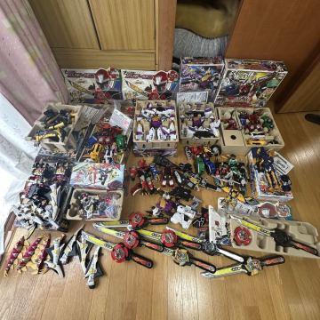 スーパー戦隊 玩具まとめ ゴーカイオー マジキング シンケンオー　キラーオー　アバレンオー　プテライデンオー　ブラックキョウリュウジン