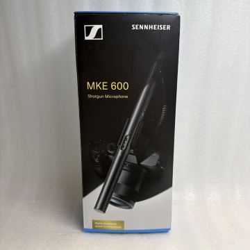WA#484 美品｜ゼンハイザー MKE600 カムコーダー用マイク スーパーカーディオイド コンデンサーマイク &gamma;A4693-2D4A 撮影マイク 音声