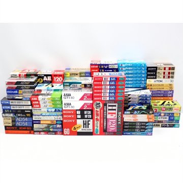 1円【未使用】カセットテープ ノーマル ハイポジ 199本セット/62