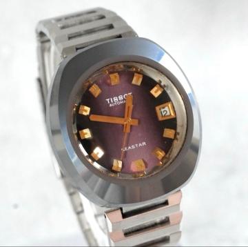 １円 スタート TISSOT ティソ SEA STAR シースター ラウンド デイト メンズ 腕時計 自動巻き vintage antique men's wacth 稼働品