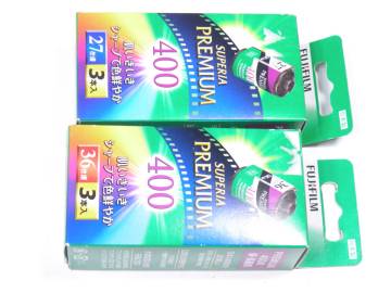 期限切れ　フジカラー　スペリアプレミアム400　36EX×3本　27EX×3本　　FUJICOLOR　SUPERIA　PREMIUM