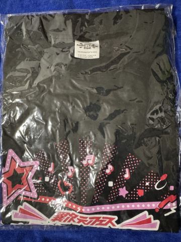 【未開封】ラブライブ　声優　Tシャツ（黒・フリーサイズ）アイラブ歌合戦、アイドルマスター、未使用　