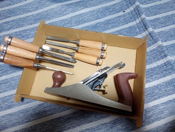 バイオリン製作用　弦楽器　西洋カンナ　ノミ　工具セット　バイオリン　ビオラ　道具　のみ　大工道具　弦楽器製作　工房　チェロ