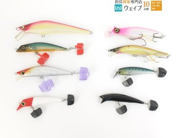 原工房 ブーツ・ミラクルワークス メケメケ・流石ミノー セッパリ 他 GL工房 Fテック メイホー 等 ソルトルアー 計8個中古