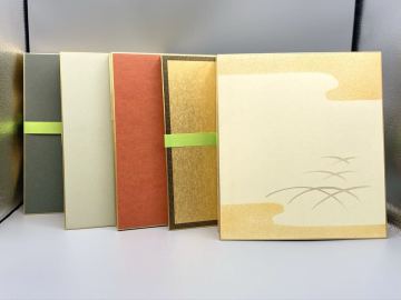 色紙 ⑤ 91枚 御色紙 金潜紙 カラー ほか 大色紙 273×242mm 書道 押絵 貼り絵 ちぎり絵 短歌 俳句 手芸 未使用保管品 