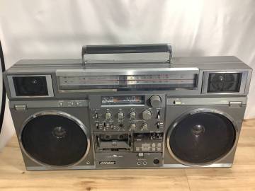 Victor ビクター RC-M90 ラジカセ ステレオ カセットデッキ ブームボックス ダブルVUメーター ビンテージ オーディオ 昭和◆ジャンク品