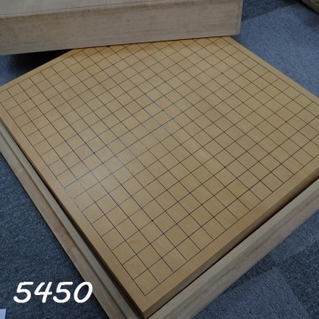 ●FK-5450 本榧　卓上碁盤　桐ケース付　突き合わせ盤 20251101