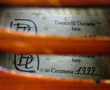 Tonarelli Daniele 1999クレモナ　バイオリン