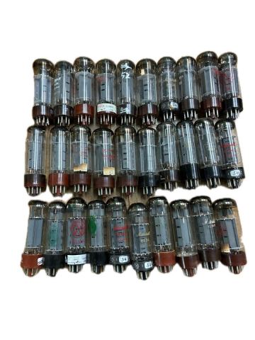 EL34 真空管 30本セット ジャンク品 中古ギターアンプ取り外し 動作品・不動品混在 まとめ売り
