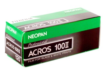 [2025-5] ネオパン100 ACROS-II ブローニー120【1本】黒白ネガフィルム ISO感度100【即決】フジNEOPAN アクロスII モノクロ★4547410399653