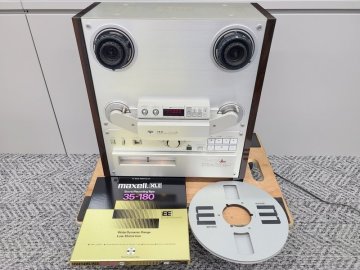 【動作未確認】AKAI GX-747dbx オープンリールデッキ アカイ メタルリールテープ付き 1円~　Y8844-