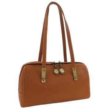 1円■ディオール ハンドバッグ ブラウン系 レザー 肩掛け レディース Christian Dior ■E.Bug.zE-11