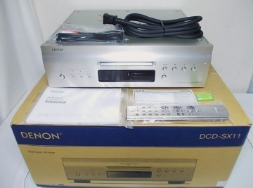 DENON　DCD-SX11　未使用リモコン付　HiRez対応 DAC機能搭載 SACD/CDプレイヤー　デノン